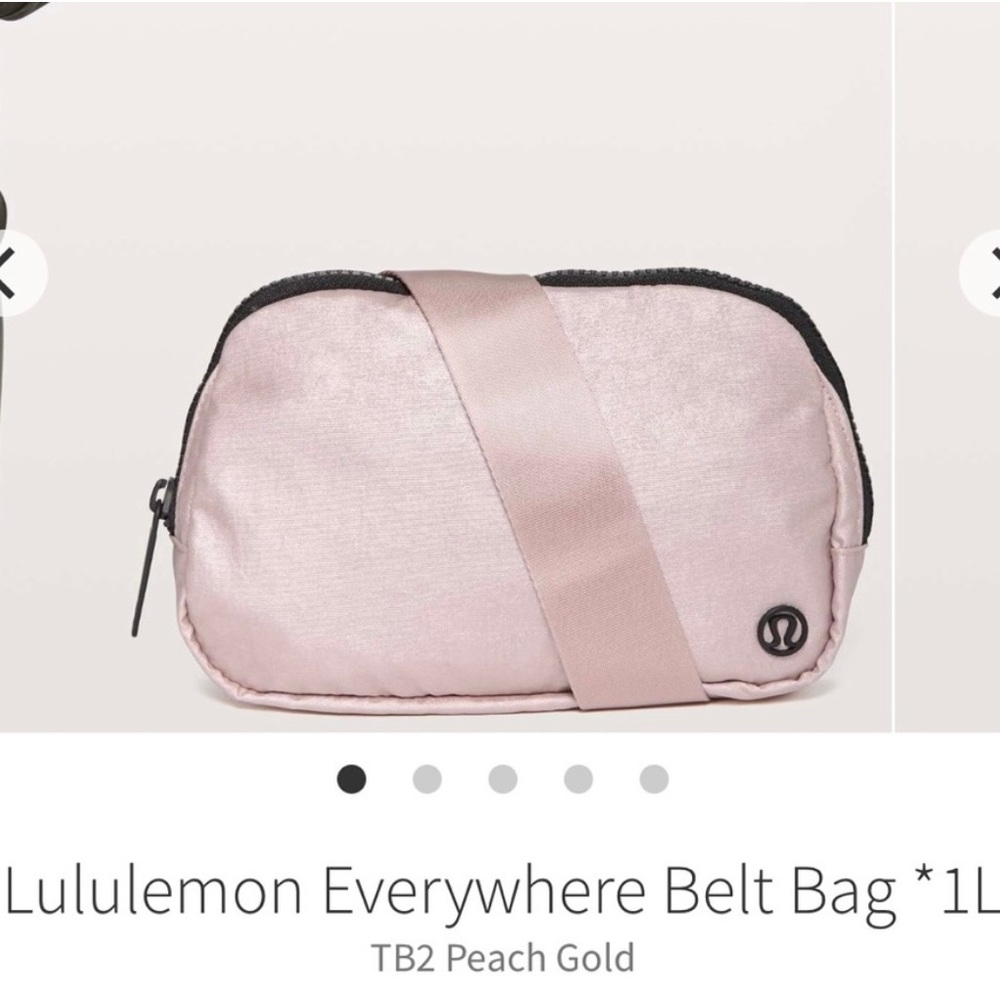 OG Lululemon Belt Bag Peach Gold